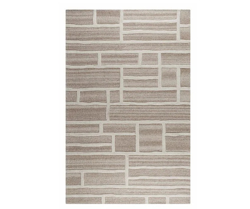 Wool Hand Tufted Rug - Rectangular, 6.5mm Thickness, Light Brown Base | Anti Slip, Low Shrinkage, Decorative for Home and Hotel
