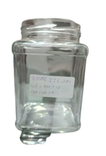 250 Ml Itc Glass Jar - Glass, 250 Ml, Transparent | Ideal For Beverage Storage, Made From Crack Resistant Material, Plain Design