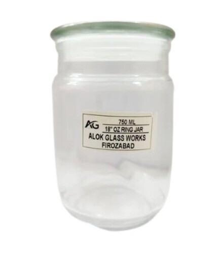 45 ML Hexagonal Glass Jar