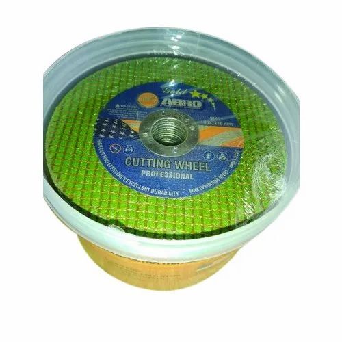 Abro Cutting Wheel - Abrasive Material , Round Shape, Green Color, Long Durability, Customized Size | Ideal for Industrial Usage