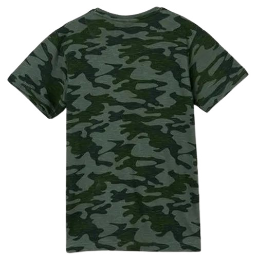 Black And Grey Cotton T-Shirt - Half Sleeve, Round Neck, Army Print, Available in S, M, L, XL, XXL | Casual Wear for Men, Customized Sizes, Multicolor Design