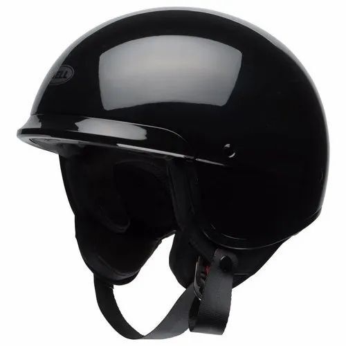 Black Open Face Helmet