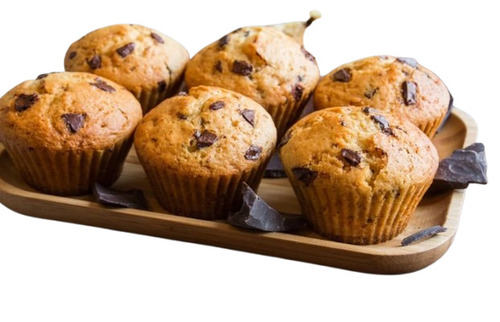 Chocolate Muffin - Round, Light Brown Color, FSSAI Certified | Pasty Texture, Rich Chocolate Flavor