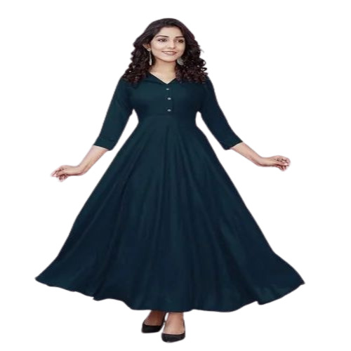 Designer Cotton Kurti - 3/4th Sleeve, Anti-Wrinkle & Easy Wash | Multicolor, Attractive Quick Dry Design