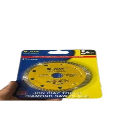 Diamond Saw Blade - Tungsten Carbide, 4 Inch Diameter | Yellow Warranty for Superior Stone Cutting
