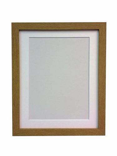 Double Mount Photo Frame - Wood, 12x18 Inches, Brown | Wall Mounting, Multicolor, Includes Hangtag, Indian Regional Style, Rectangular Shape