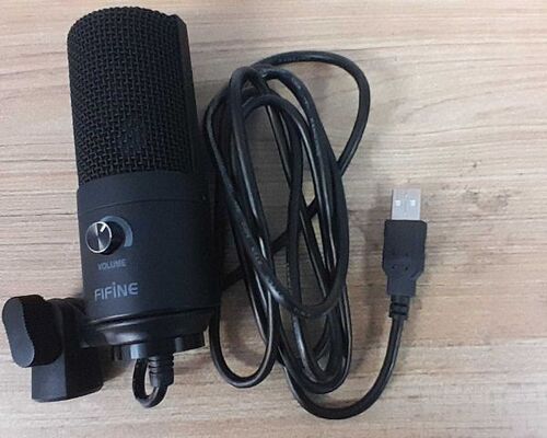 Fifine Cardioid Usb Studio Recording Microphone Black