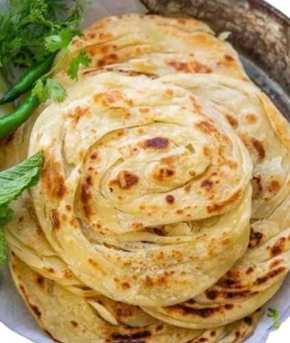 Frozen Tandoori Naan - Natural Preservatives Vegetarian Diet Ready in 5 Minutes FSSAI Certified Whole Round Shape Frozen Below -18Â°C 6 Months Shelf Life