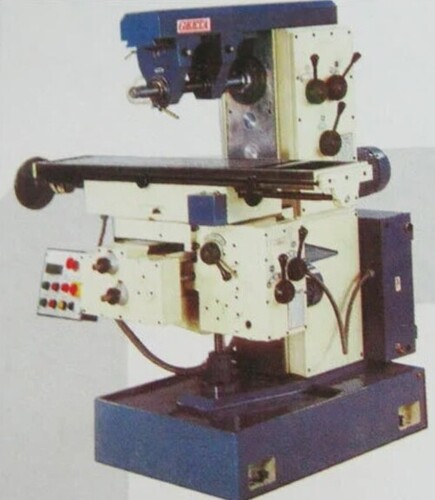 Geared Milling Machine - New, Chrome Finish, Three Phase , Automatic Operation, Multicolor Cast Iron Design