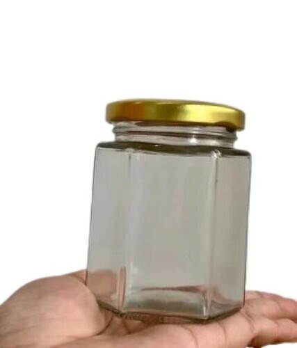 Glass Storage Jar - Glass Material, Standard Size, Transparent Color | Delivered On Time, Quality Tested, New Product Only