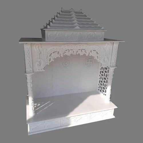 Horizontal White Marble Temple