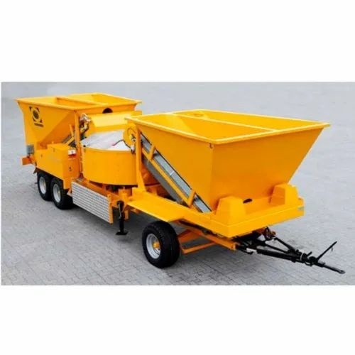 Mobile Concrete Batching Plant - Cast Iron, 228 kW Power, 30r/min Mixing Speed | Semi-Automatic, High Efficiency, Low Energy Consumption