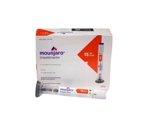 Mounjaro Tirzepatide Injections - 15 Mg Strength | Pharmaceutical Grade, Injectable Liquid for Blood Sugar Management, Ideal for Type 2 Diabetes