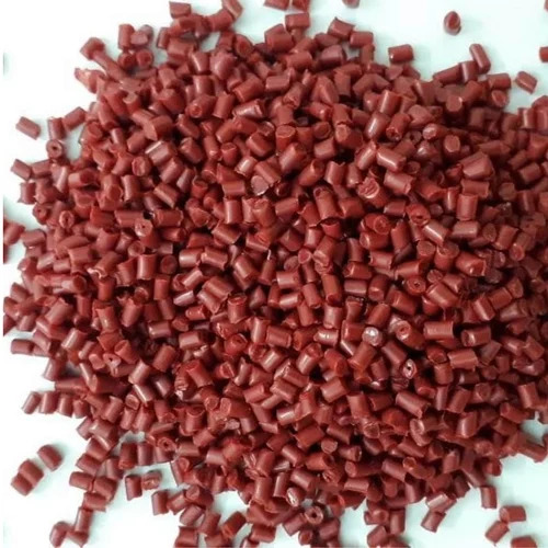 Red Reprocessed HDPE Pipe Granules
