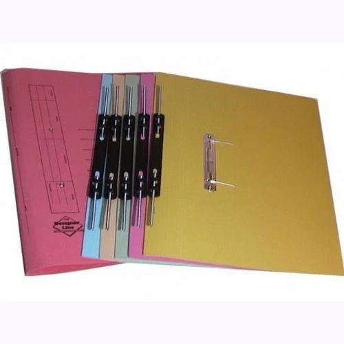 Spring File - Cardboard Material, Standard Size, Plain Pattern, Fine Finished | Durable, Very Good Quality for School and Office Use