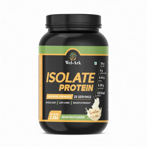 Wel Ark Isolate Protein Supplement With Kesar Kulfi Flavor