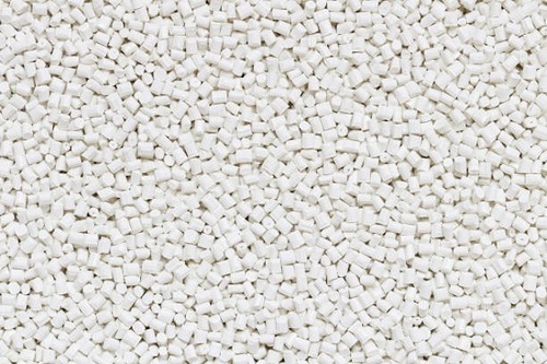 White Plastic Granules - Recycled PET, Industrial Grade, Eco-Friendly, Bright White Color