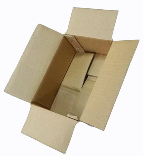 3 Ply Corrugated Box - Durable Eco-Friendly Kraft Paper, Brown Rectangle Shape for Personal Care, Gift & Crafts Packaging
