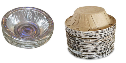 Eco-Friendly Paper Dona - 5 Inch Silver Biodegradable and Leak-Resistant Design | Sturdy Grease-Proof Single-Use for Snacks and Desserts