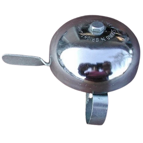 Bicycle Big Bells - Stainless Steel Customized Size Silver Color Manual Function | Durable Design with Fine Finished Round Shape