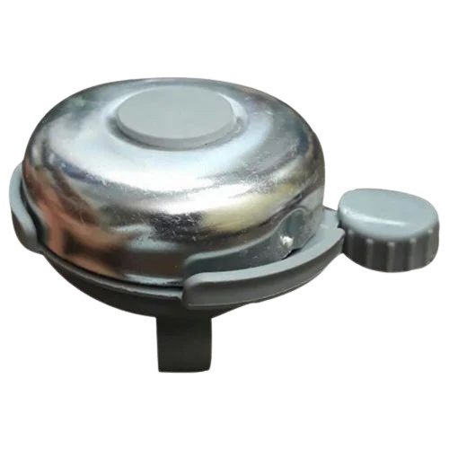 Bicycle Gear Bell - Stainless Steel, Customized Size, Silver Color, Round Shape, Fine Finished, Durable | Manual Function for Side Ringing