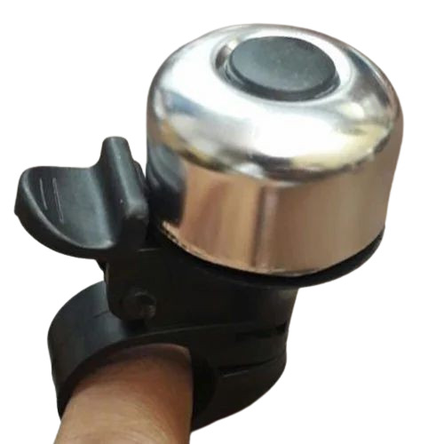 Bicycle Hammer Bell - Stainless Steel, Round, Silver Color | Manual Function, Customized Size, Ideal for Alerting While Riding