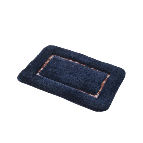 Microfiber Washable Door Mat - 40x60 cm, Blue Color with Anti-Skid and Water-Resistant Features, Eco-Friendly and Skin Friendly