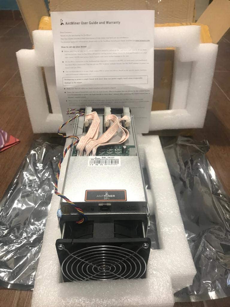 Brand New Bitmain Miner S9 13.5TH/s ASIC Miner+ PSU Good Working Condition IN BOX
