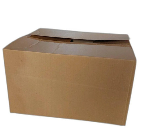 Brown 3 Ply Corrugated Box - Kraft Paper, Rectangular Design - Durable, Eco Friendly Packaging for Gifts & Crafts, Personal Care