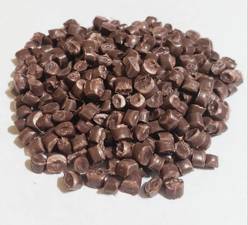Brown PP Granules - Recycled Industrial Grade, Eco-Friendly Material, Rich Brown Color