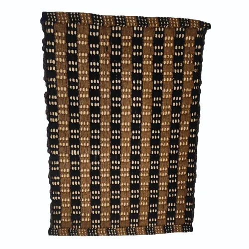 Check Cotton Door Mat