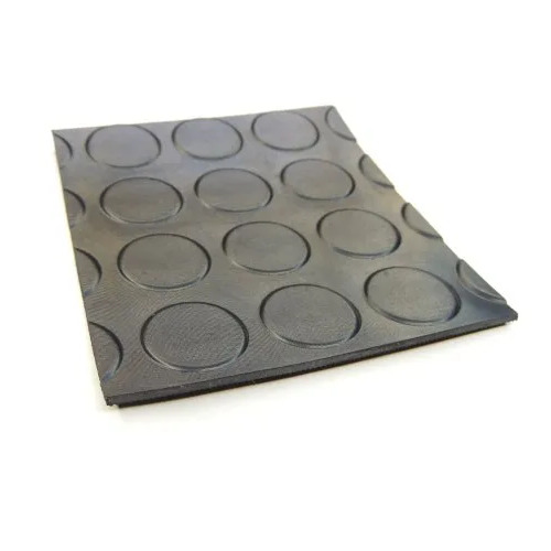 Electrical Safety Rubber Mat - Rubber 1M to 1.2M Height 5M to 10M Length Grey Color 3MM to 5MM Thickness Rectangular Shape Commercial Use