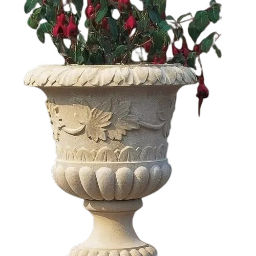 Garden Stone Carved Planter