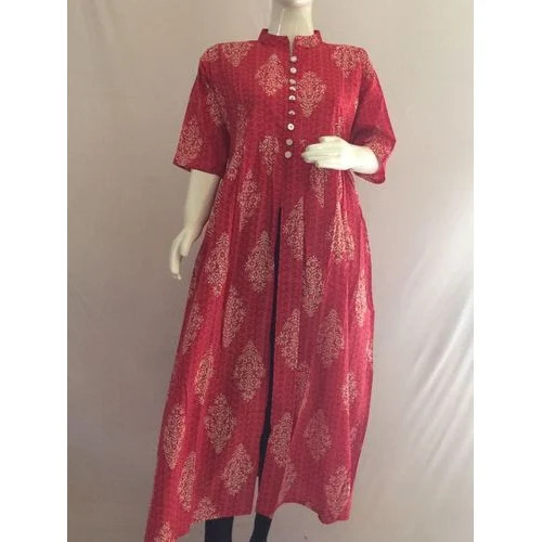 Ladies Bagru Fancy Kurti