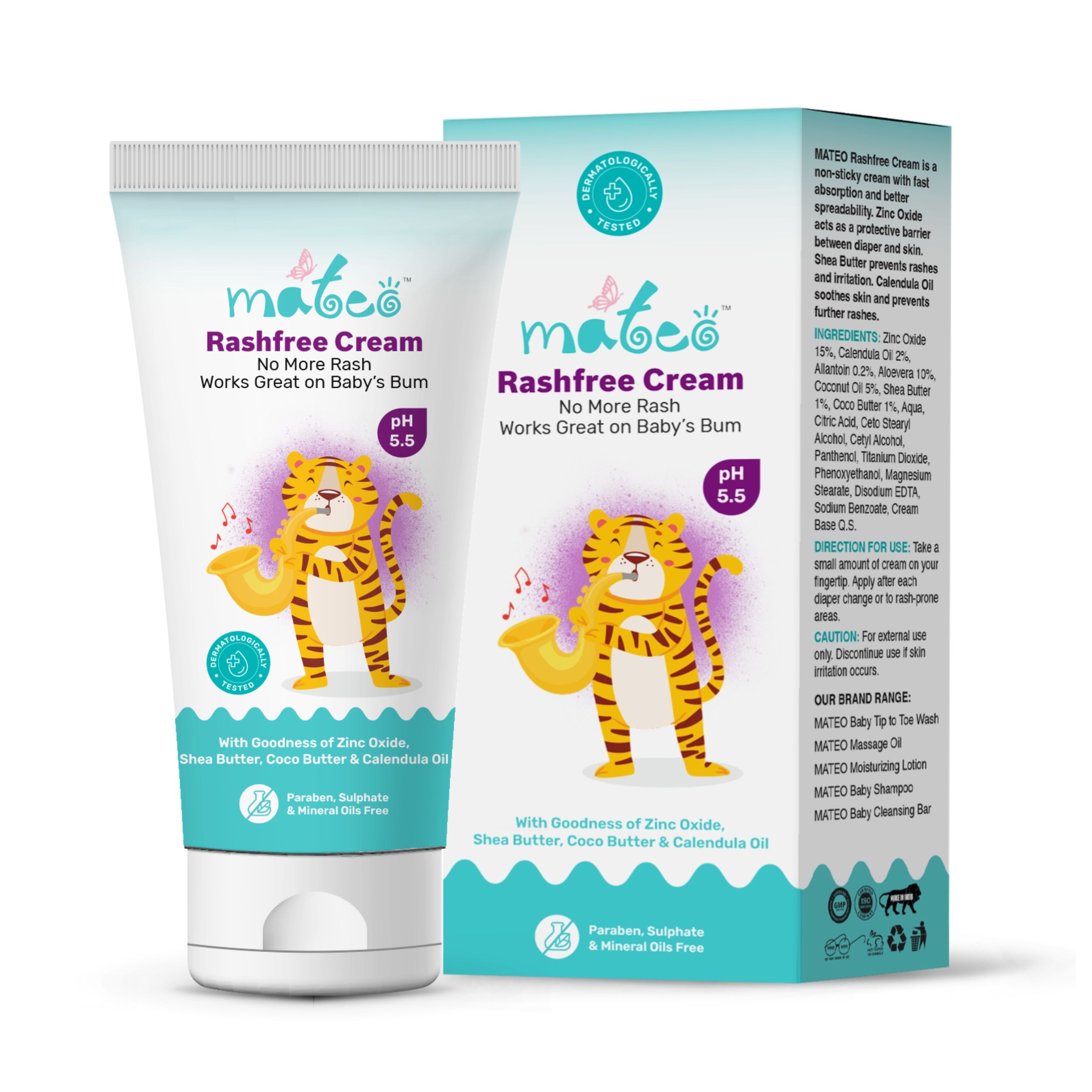 Mateo Baby Rashfree Cream