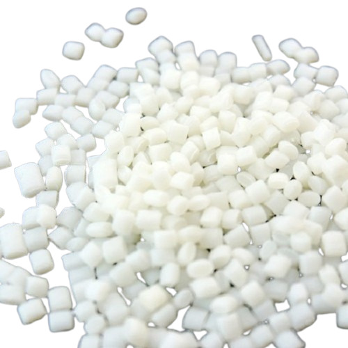 Natural White Masterbatches - Recycled Polypropylene Granules, Highly Pure for Injection Molding Applications