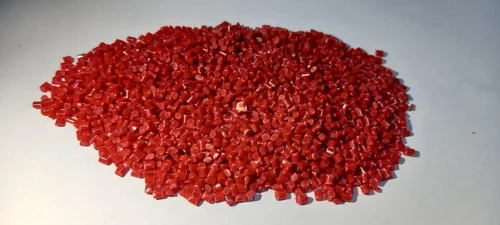 Recycled Polymer Granules - Recycled PP, Industrial Grade, Red | Eco-Friendly Material for Plastic Industry Applications