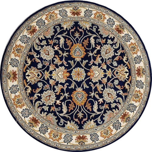 Round Hand Tufted Wool Carpets - Woolen Material, Rectangular Shape, Multicolor, Hand Wash, Stain Resistant, Washable, Anti Slip