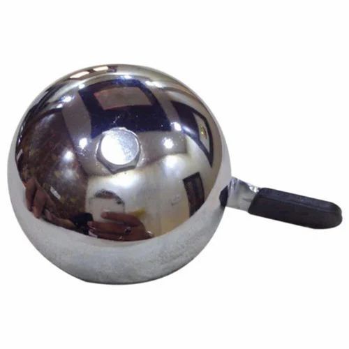 Silver Bicycle Lady Bell - Stainless Steel, Customized Size, Silver Color, Fine Finished | Manual Function, Durable for Ringing Alerts