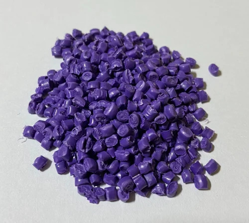 Violet Reprocessed PP Granules - Industrial Grade, Recycled Material | Eco-Friendly Violet Color for Plastic Industry Applications
