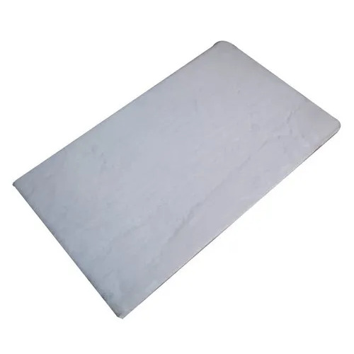 Fur Door Mat - 16x24 Inches, Gray White Rectangular | Anti Slip, Washable, Customized Color