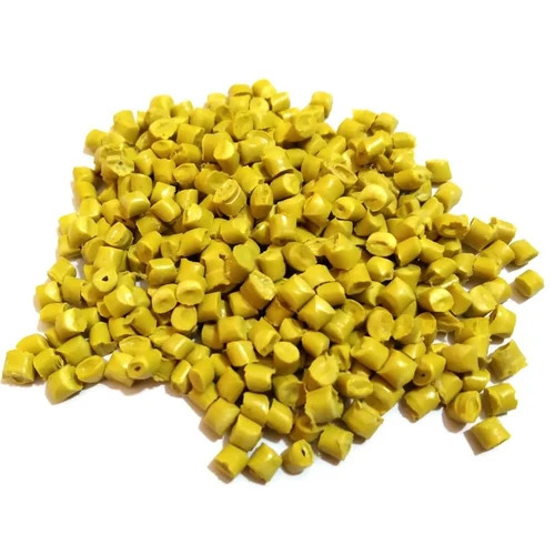 Recycled Yellow PP Granules - Industrial Grade, Eco-Friendly Material Feature | Natural Yellow Color, Plastic Industry Application