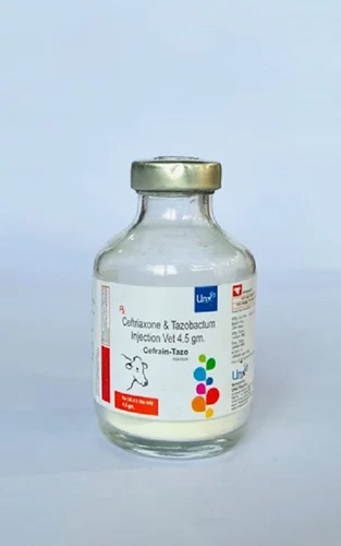 4.5gm Ceftriaxone Tazobactam Veterinary Injection