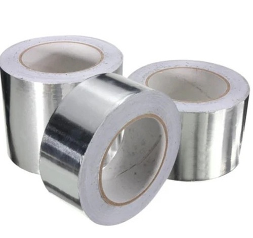 Aluminum Foil Tape - 2 Inch Width, 20 M Length | Grey Silver Adhesive Packing Tape
