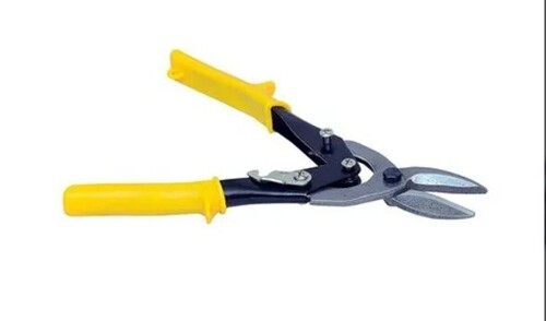 Aviation Tinman Snip Tin Cutter - Steel, 10 Inch, Multi Color | Max Cutting Capacity 1.2mm, Lightweight At 311g, Multipurpose Use For Metal Sheets And Roofing Board