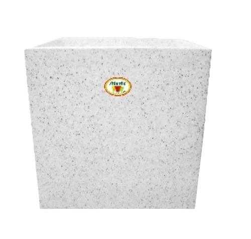 Bastan Square Planter - Color: White