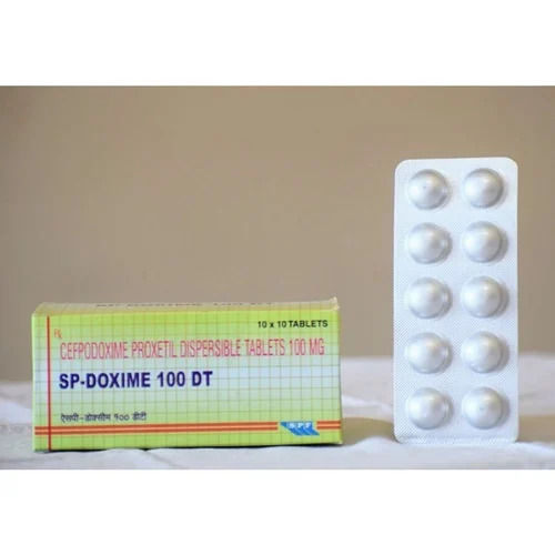 Cefpodoxime Proxetil Dispersible Tablets 100 mg.