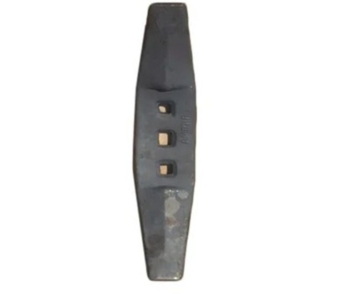 Cultivator Blades - 16 Inch Length, 60 mm Height, 12 mm Hole Size | Black Metal, Weighs 2.1 Kg