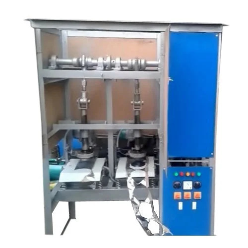 Disposable Dona Making Machine - Semi-Automatic, 5000-10000 Dona Per Day, 4 Inch Size | Mild Steel, Blue Color, 1 Year Warranty, 240 AC Voltage