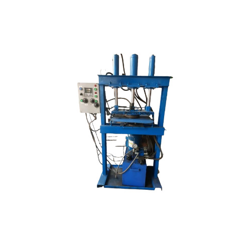 Disposable Plate Making Machine - Color: Blue